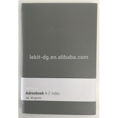 A6 pocket phone adresboek A-Z index