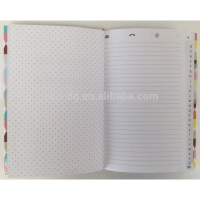 Personalized paper address book