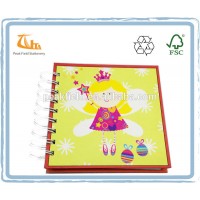 Kids stationery customized Spiral Ring notebook